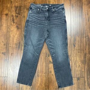 J.CREW Women’s Jeans Vintage Slim Straight Faded Black Size 32.